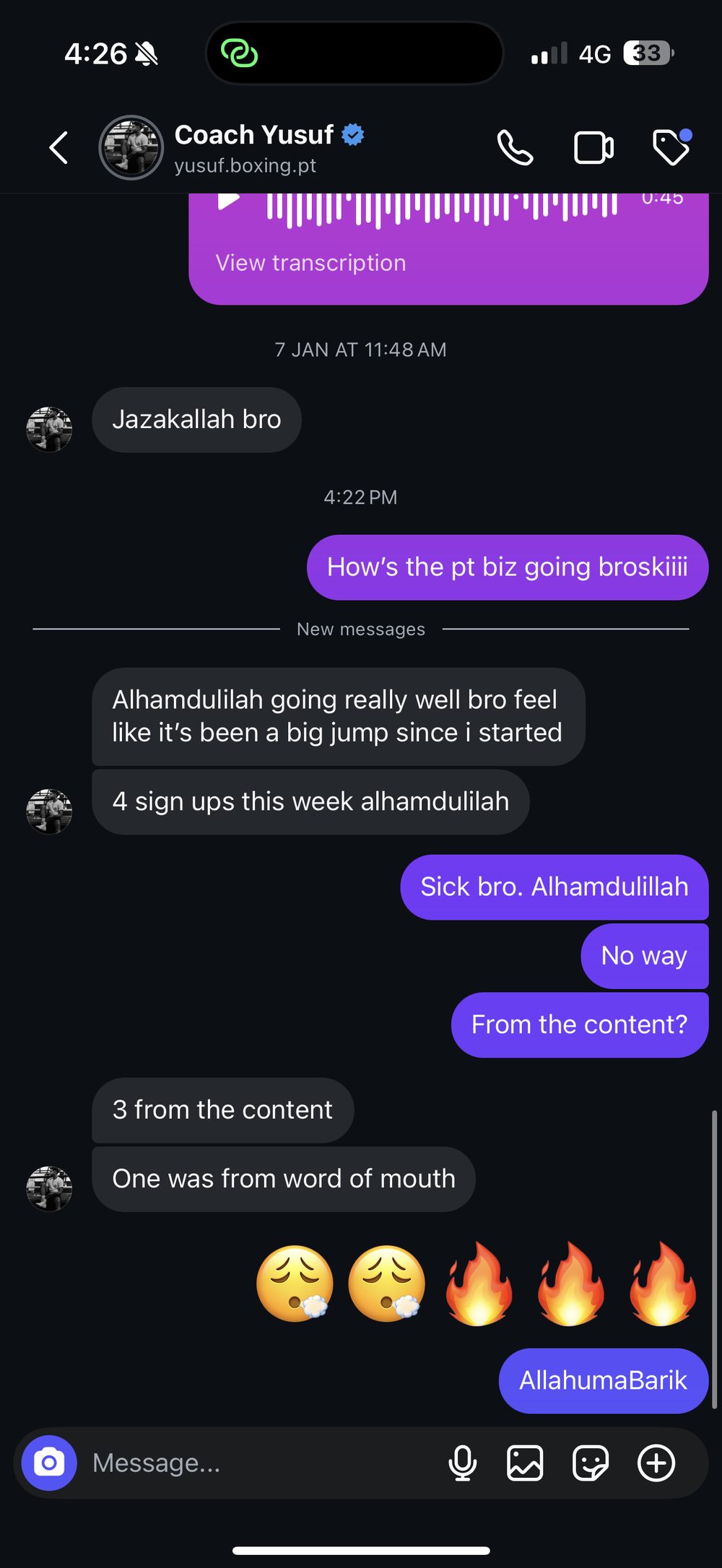 Content 2 Cash client result